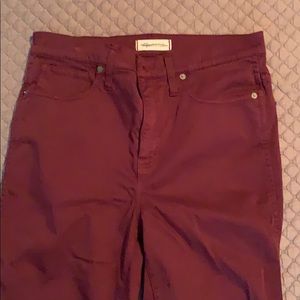 Madewell High rise skinny
